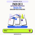 Pack de 3 supuestos prácticos resueltos de Educación Física de Maestros en Murcia. Incluye manual específico. PDF de Opotemario.