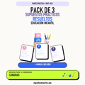 Pack de 3 supuestos prácticos resueltos de Educación Infantil en Canarias. Incluye manual específico. PDF de Opotemario.