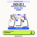 Pack de 3 supuestos prácticos resueltos de Filosofía en Extremadura. Incluye manual específico. PDF de Opotemario.