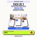 Pack de 3 supuestos prácticos resueltos de Geografía e Historia en Madrid. Incluye manual específico. PDF de Opotemario.