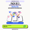 Pack de 3 supuestos prácticos resueltos de Intervención Sociocomunitaria en Andalucía. Incluye manual específico. PDF de Opotemario.
