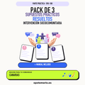 Pack de 3 supuestos prácticos resueltos de Intervención Sociocomunitaria en Canarias. Incluye manual específico. PDF de Opotemario.