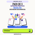 Pack de 3 supuestos prácticos resueltos de Intervención Sociocomunitaria en Extremadura. Incluye manual específico. PDF de Opotemario.