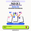 Pack de 3 supuestos prácticos resueltos de Intervención Sociocomunitaria en Murcia. Incluye manual específico. PDF de Opotemario.