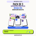 Pack de 3 supuestos prácticos resueltos de Orientación Educativa en Canarias. Incluye manual específico. PDF de Opotemario.