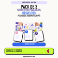 Pack de 3 supuestos prácticos resueltos de Pedagogía Terapéutica (PT) en Castilla-La Mancha. Incluye manual específico. PDF de Opotemario.