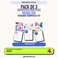 Pack de 3 supuestos prácticos resueltos de Pedagogía Terapéutica (PT) en Madrid. Incluye manual específico. PDF de Opotemario.