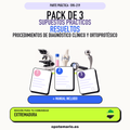 Pack de 3 supuestos prácticos resueltos de Procedimientos de Diagnóstico Clínico y Ortoprotésico en Extremadura. Incluye manual específico. PDF de Opotemario.