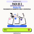 Pack de 3 supuestos prácticos resueltos de Procedimientos de Diagnóstico Clínico y Ortoprotésico en Murcia. Incluye manual específico. PDF de Opotemario.