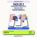 Pack de 3 supuestos prácticos resueltos de Procesos Comerciales en Andalucía. Incluye manual específico. PDF de Opotemario.