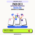 Pack de 3 supuestos prácticos resueltos de Servicios a la Comunidad en Castilla-La Mancha. Incluye manual específico. PDF de Opotemario.