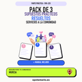 Pack de 3 supuestos prácticos resueltos de Servicios a la Comunidad en Murcia. Incluye manual específico. PDF de Opotemario.