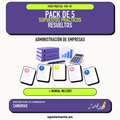 Pack de 5 supuestos prácticos resueltos de Administración de Empresas en Canarias. Incluye manual específico. PDF de Opotemario.