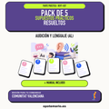 Pack de 5 supuestos prácticos resueltos de Audición y Lenguaje (AL) en Comunitat Valenciana. Incluye manual específico. PDF de Opotemario.