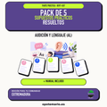 Pack de 5 supuestos prácticos resueltos de Audición y Lenguaje (AL) en Extremadura. Incluye manual específico. PDF de Opotemario.