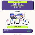 Pack de 5 supuestos prácticos resueltos de Economía en Andalucía. Incluye manual específico. PDF de Opotemario.
