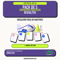 Pack de 5 supuestos prácticos resueltos de Educación Física de Maestros en Andalucía. Incluye manual específico. PDF de Opotemario.