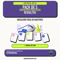 Pack de 5 supuestos prácticos resueltos de Educación Física de Maestros en Extremadura. Incluye manual específico. PDF de Opotemario.