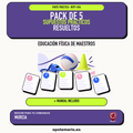 Pack de 5 supuestos prácticos resueltos de Educación Física de Maestros en Murcia. Incluye manual específico. PDF de Opotemario.