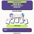 Pack de 5 supuestos prácticos resueltos de Educación Primaria en Madrid. Incluye manual específico. PDF de Opotemario.