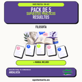 Pack de 5 supuestos prácticos resueltos de Filosofía en Andalucía. Incluye manual específico. PDF de Opotemario.