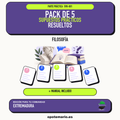 Pack de 5 supuestos prácticos resueltos de Filosofía en Extremadura. Incluye manual específico. PDF de Opotemario.