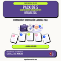 Pack de 5 supuestos prácticos resueltos de Formación y Orientación Laboral (FOL) en Castilla-La Mancha. Incluye manual específico. PDF de Opotemario.