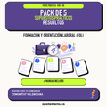 Pack de 5 supuestos prácticos resueltos de Formación y Orientación Laboral (FOL) en Comunitat Valenciana. Incluye manual específico. PDF de Opotemario.