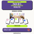 Pack de 5 supuestos prácticos resueltos de Geografía e Historia en Castilla y León. Incluye manual específico. PDF de Opotemario.