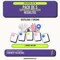 Pack de 5 supuestos prácticos resueltos de Hostelería y Turismo en Comunitat Valenciana. Incluye manual específico. PDF de Opotemario.