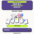 Pack de 5 supuestos prácticos resueltos de Hostelería y Turismo en Extremadura. Incluye manual específico. PDF de Opotemario.