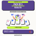Pack de 5 supuestos prácticos resueltos de Intervención Sociocomunitaria en Castilla-La Mancha. Incluye manual específico. PDF de Opotemario.