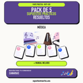 Pack de 5 supuestos prácticos resueltos de Música en Canarias. Incluye manual específico. PDF de Opotemario.