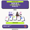 Pack de 5 supuestos prácticos resueltos de Música en Castilla y León. Incluye manual específico. PDF de Opotemario.
