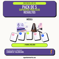 Pack de 5 supuestos prácticos resueltos de Música en Comunitat Valenciana. Incluye manual específico. PDF de Opotemario.