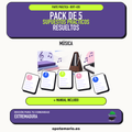 Pack de 5 supuestos prácticos resueltos de Música en Extremadura. Incluye manual específico. PDF de Opotemario.