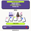 Pack de 5 supuestos prácticos resueltos de Música en Madrid. Incluye manual específico. PDF de Opotemario.