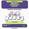 Pack de 5 supuestos prácticos resueltos de Organización y Gestión Comercial en Andalucía. Incluye manual específico. PDF de Opotemario.