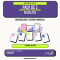 Pack de 5 supuestos prácticos resueltos de Organización y Gestión Comercial en Canarias. Incluye manual específico. PDF de Opotemario.