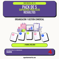 Pack de 5 supuestos prácticos resueltos de Organización y Gestión Comercial en Madrid. Incluye manual específico. PDF de Opotemario.
