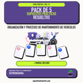 Pack de 5 supuestos prácticos resueltos de Organización y Procesos de Mantenimiento de Vehículos en Extremadura. Incluye manual específico. PDF de Opotemario.