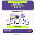 Pack de 5 supuestos prácticos resueltos de Orientación Educativa en Castilla y León. Incluye manual específico. PDF de Opotemario.