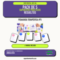 Pack de 5 supuestos prácticos resueltos de Pedagogía Terapéutica (PT) en Andalucía. Incluye manual específico. PDF de Opotemario.