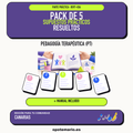 Pack de 5 supuestos prácticos resueltos de Pedagogía Terapéutica (PT) en Canarias. Incluye manual específico. PDF de Opotemario.