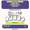 Pack de 5 supuestos prácticos resueltos de Pedagogía Terapéutica (PT) en Castilla y León. Incluye manual específico. PDF de Opotemario.