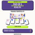 Pack de 5 supuestos prácticos resueltos de Pedagogía Terapéutica (PT) en Comunitat Valenciana. Incluye manual específico. PDF de Opotemario.