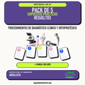 Pack de 5 supuestos prácticos resueltos de Procedimientos de Diagnóstico Clínico y Ortoprotésico en Andalucía. Incluye manual específico. PDF de Opotemario.