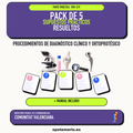 Pack de 5 supuestos prácticos resueltos de Procedimientos de Diagnóstico Clínico y Ortoprotésico en Comunitat Valenciana. Incluye manual específico. PDF de Opotemario.