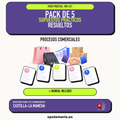 Pack de 5 supuestos prácticos resueltos de Procesos Comerciales en Castilla-La Mancha. Incluye manual específico. PDF de Opotemario.