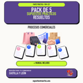 Pack de 5 supuestos prácticos resueltos de Procesos Comerciales en Castilla y León. Incluye manual específico. PDF de Opotemario.
